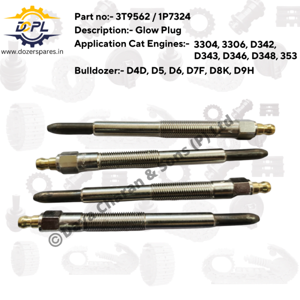 3T9562-1P7324-Glow Plug-Caterpillar-Engines-and-Bulldozer DCPL