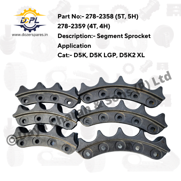 278-2358/278-2359-Segment-Sprocket-Caterpillar-Dozer DCPL