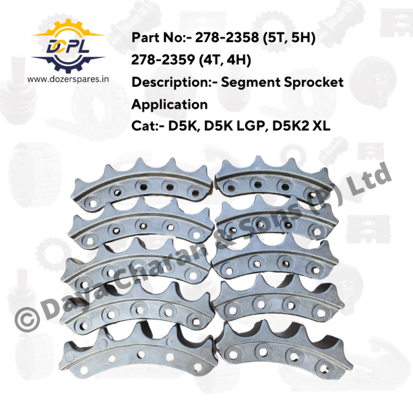 278-2358/278-2359-Segment-Sprocket-Caterpillar-Dozer DCPL