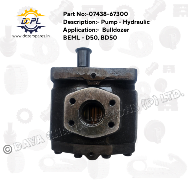 07438-67300-Pump-Hydraulic-Bulldozer-BEML DCPL