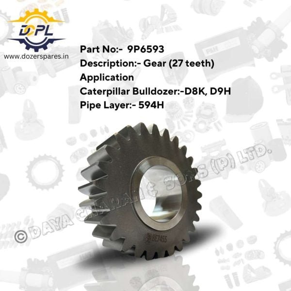 DCPL Gear 27 teeth Dozer spares