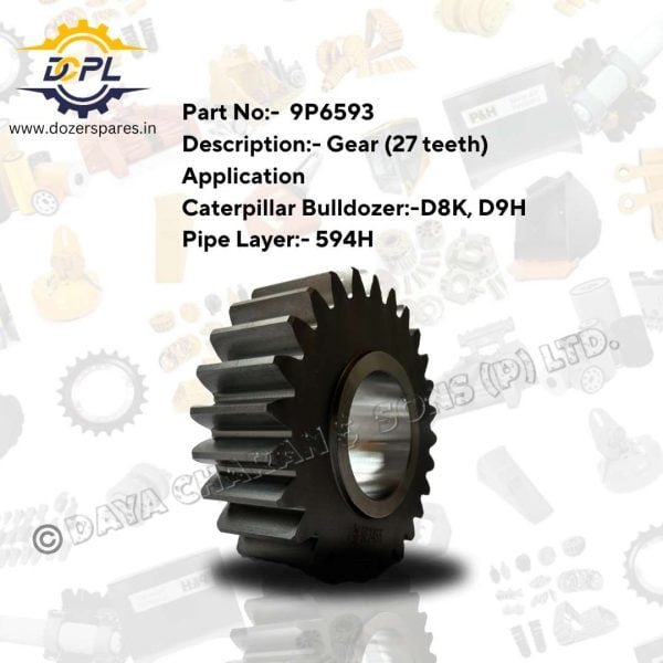 DCPL Gear 27 teeth Dozer spares