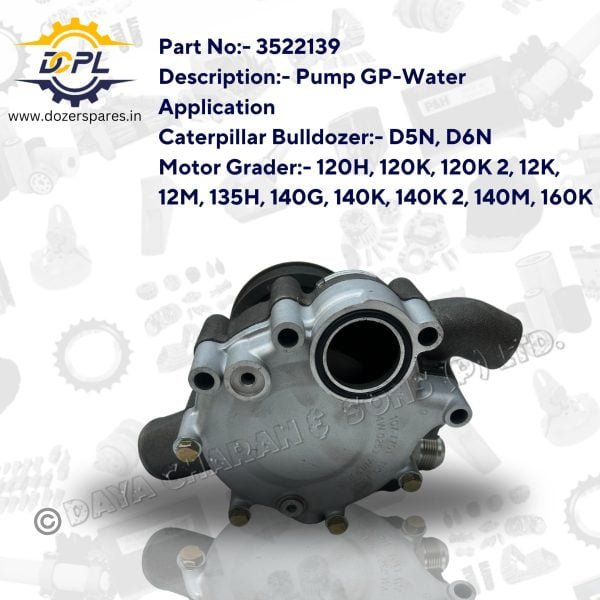 DCPL 3522139 Pump GP Water Dozer Spares