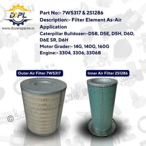 DCPL Filter Element As-Air Dozer Spares