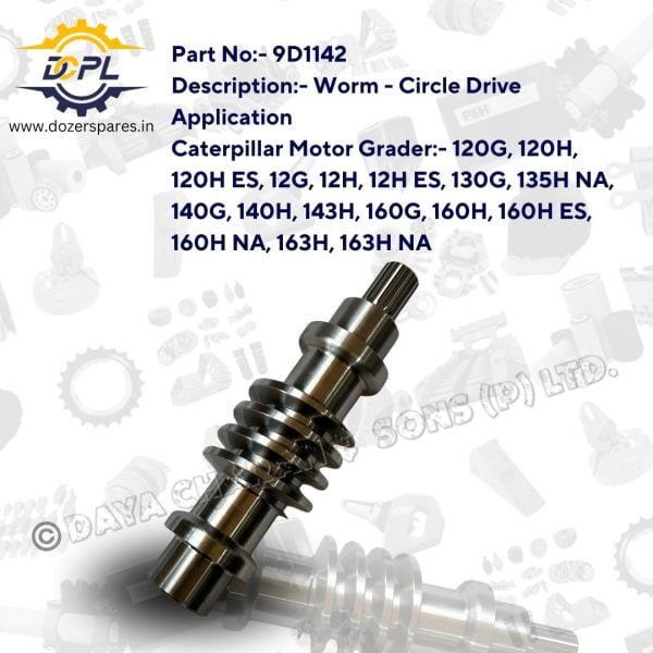 DCPL Worm Circle Drive Dozer spares