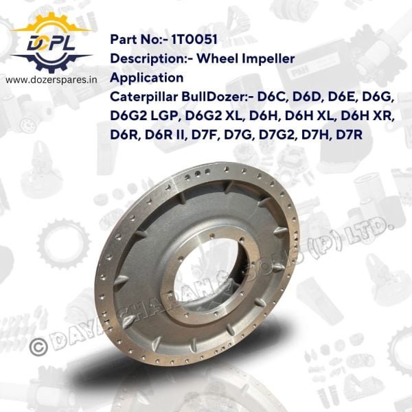 DCPL Wheel Impeller Dozer Spares