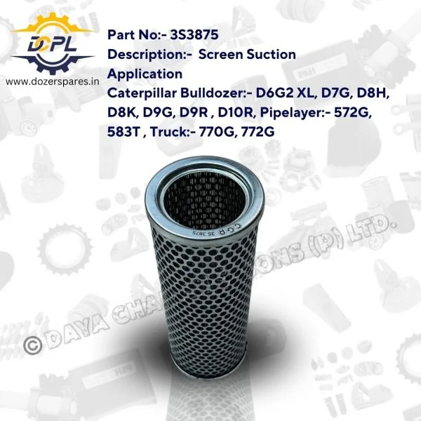 DCPL 3S3875 Screen Suction Dozer Spares