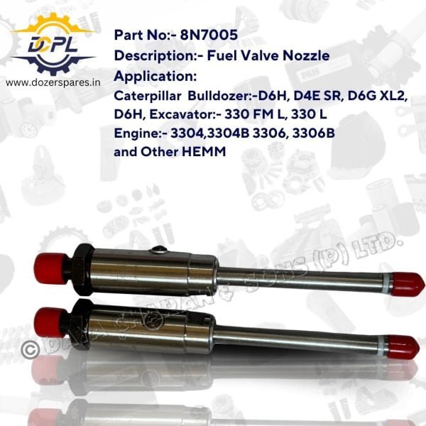 DCPL 8N7005 Fuel Valve Nozzle DozerSpares