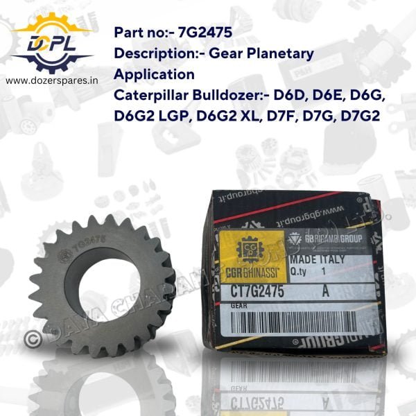 DCPL 7G2475 Gear Planetary Dozer Spares