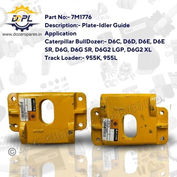 DCPL Plate Idler Guide Dozer Spares