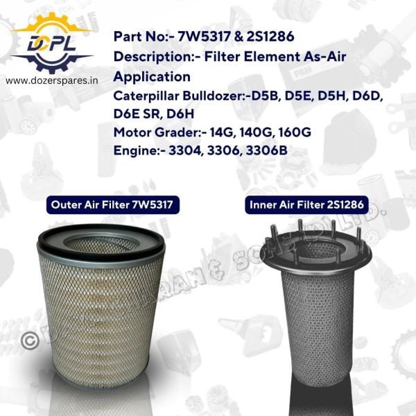 DCPL Filter Element As-Air Dozer Spares