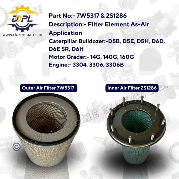 DCPL Filter Element As-Air Dozer Spares