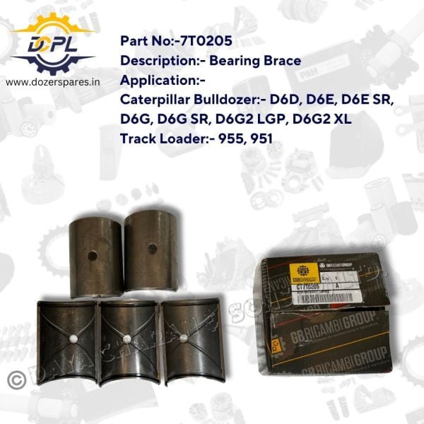 DCPL Bearing Brace Dozer Spares