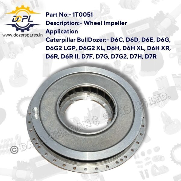 DCPL Wheel Impeller Dozer Spares