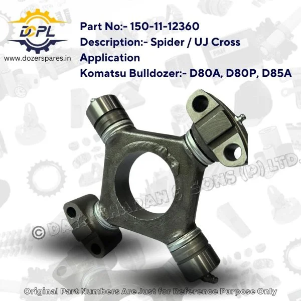 DCPL 150-11-12360 Spider / UJ Cross Dozerspares