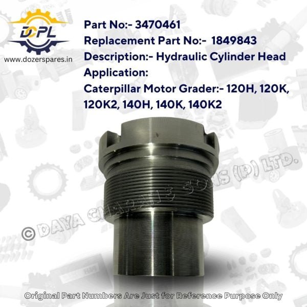 DCPL Hydraulic Cylinder Head Dozer Spares