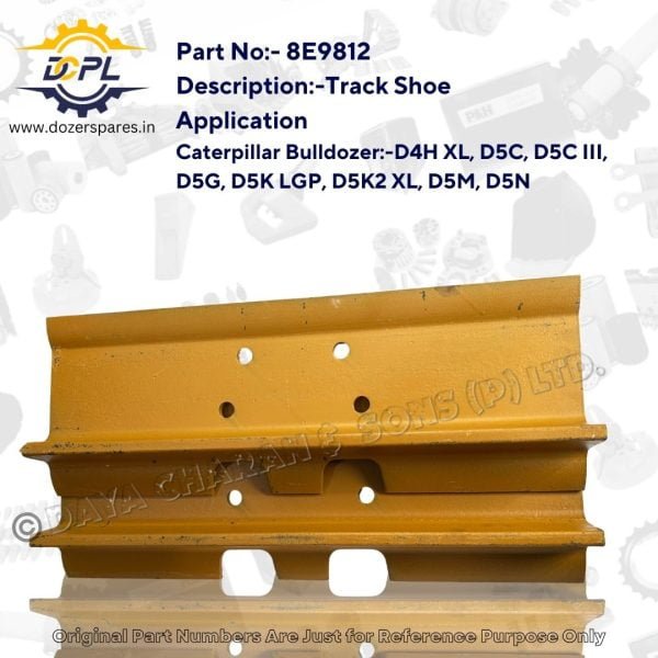 DCPL 8E9812 Track Shoe Dozer Spares